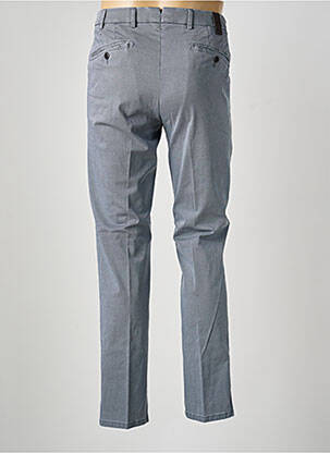 Pantalon chino țesătură melanj mărime normală albastru MMX bărbat