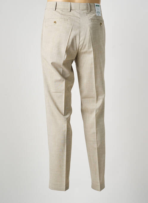 Pantalon chino țesătură melanj mărime normală bej MEYER homme