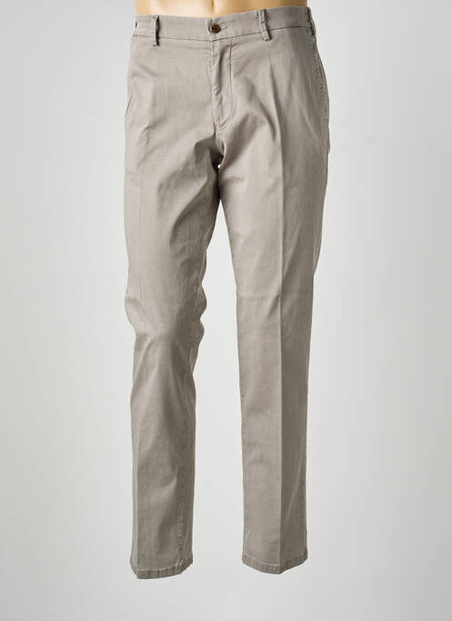 Pantalon chino țesătură melanj mărime normală maro MMX homme