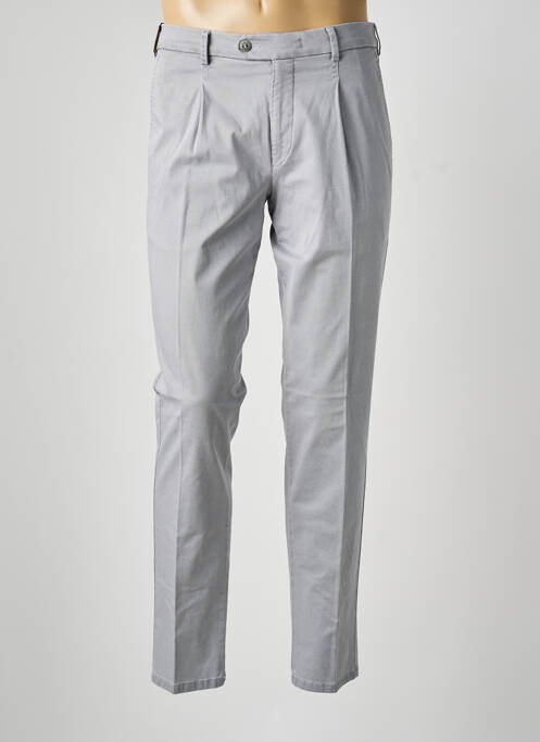Pantalon chino țesătură melanj mărime normală gri MMX homme