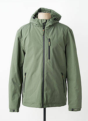Parka mâneci lungi cu glugă verde DAYTONA bărbat