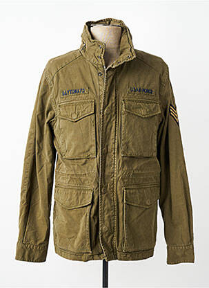 Jachete casual croială dreaptă verde DAYTONA homme