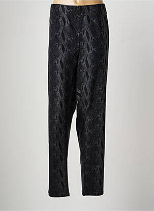 Pantalon slim talie elastică mărime normală negru CISO femeie