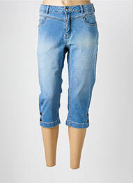 Pantalon trei sferturi elasticitate mărime normală albastru CISO femeie