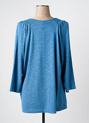 Tricou mâneci 3/4 mâneci 3/4 albastru CISO femeie