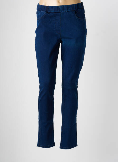 Jegging țesătură denim mărime normală albastru SIGNATURE femme