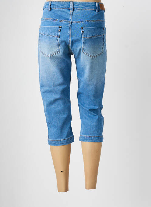 Pantalon trei sferturi elasticitate mărime normală albastru CISO femme