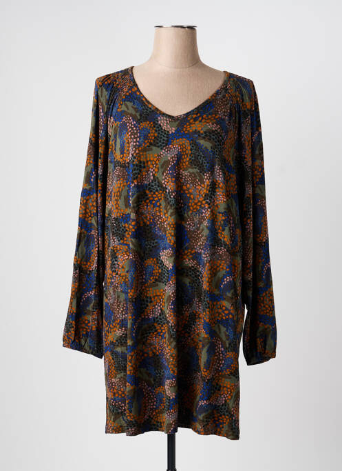 Rochie scurtă mâneci lungi mâneci lungi gri CISO femme