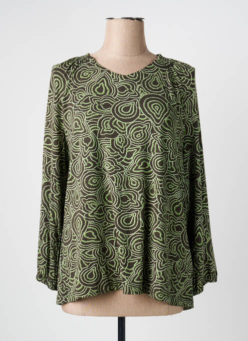 Tricou mâneci lungi mâneci lungi verde CISO femme