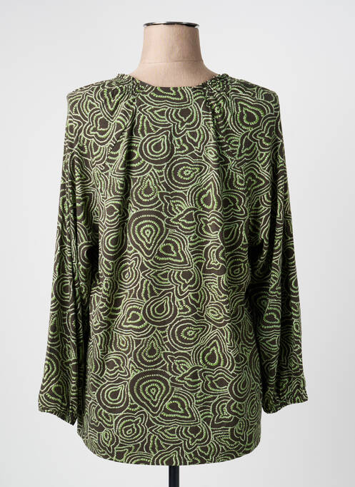 Tricou mâneci lungi mâneci lungi verde CISO femme