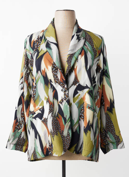 Sacou buzunare verde FRANCK ANNA femme
