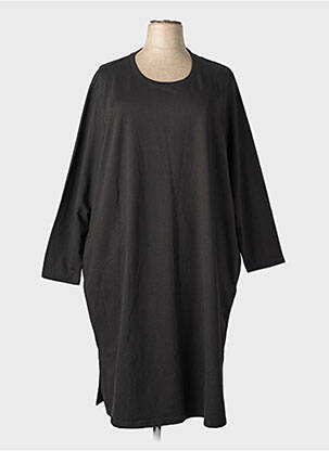 Rochie lungă mâneci lungi mâneci lungi negru CISO femme