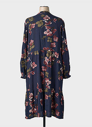 Rochie lungă mâneci lungi mâneci lungi albastru SIGNATURE femeie