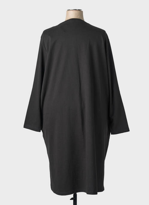 Rochie lungă mâneci lungi mâneci lungi negru CISO femme