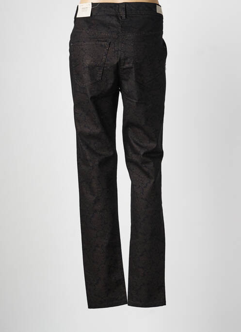 Pantalon slim țesătură poplin mărime normală negru COPENHAGEN femme