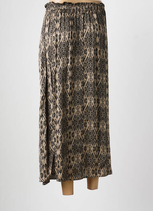 Fustă lungă imprimeu fantezie gri PAKO LITTO femme