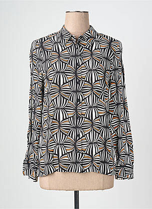 Cămașă croială cambrată mâneci lungi negru SURKANA femme