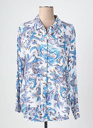 Cămașă imprimeu floral mâneci lungi albastru SURKANA femme