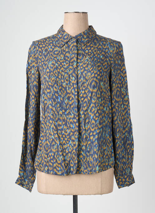 Cămașă croială cambrată mâneci lungi albastru BRANDTEX femme