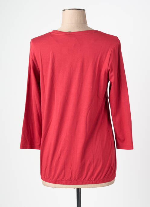 Tricou elasticitate mâneci 3/4 roșu BRANDTEX femme