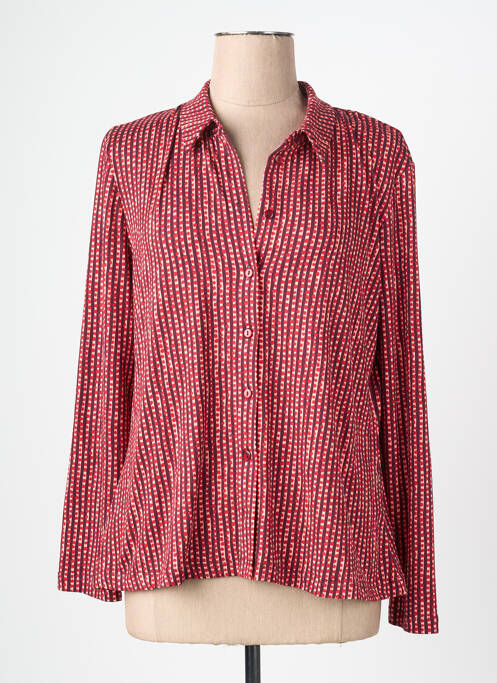 Cămașă croială cambrată mâneci lungi roșu SURKANA femme