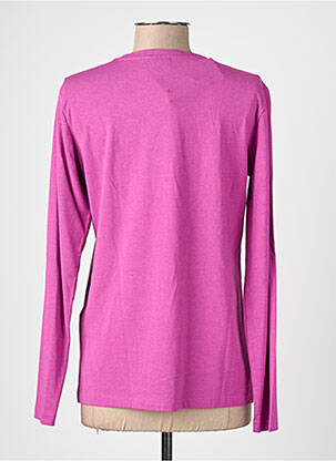 Top guler rotund mâneci lungi violet BRANDTEX femeie