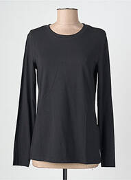 Top guler rotund mâneci lungi negru BRANDTEX femme