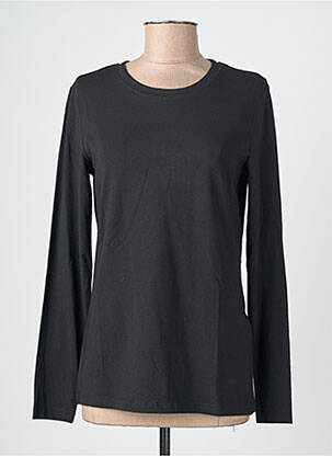 Top guler rotund mâneci lungi negru BRANDTEX femme