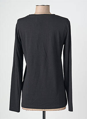 Top guler rotund mâneci lungi negru BRANDTEX femeie
