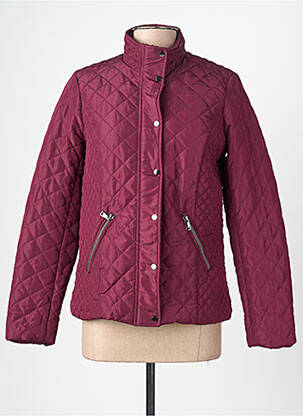 Geacă matlasată buzunare fără glugă violet BRANDTEX femme