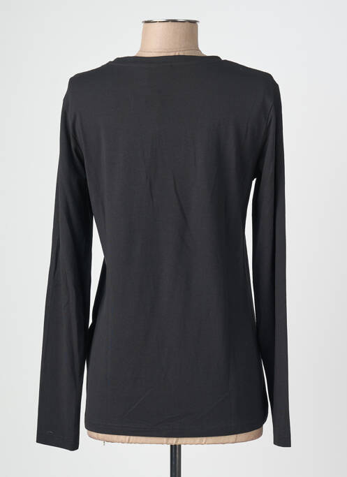 Top guler rotund mâneci lungi negru BRANDTEX femme