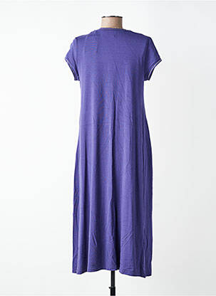 Rochie midi mâneci scurte mâneci scurte violet GUITARE femeie