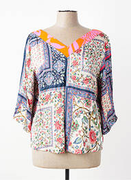 Bluză imprimeu floral mâneci 3/4 bej ALDO MARTIN'S femme