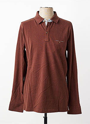 Polo mâneci lungi mâneci lungi maro CAMBRIDGE femeie