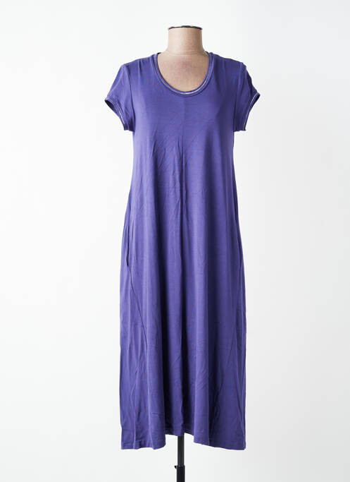 Rochie midi mâneci scurte mâneci scurte violet GUITARE femme
