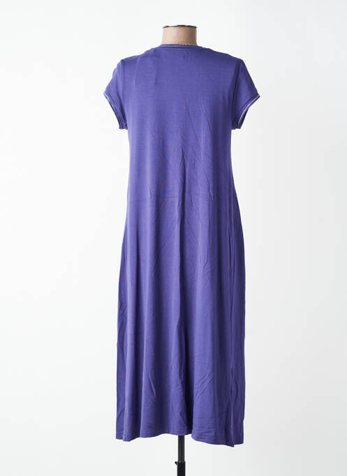 Rochie midi mâneci scurte mâneci scurte violet GUITARE femme