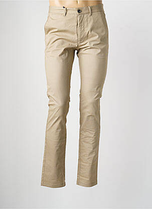 Pantalon chino buzunare bej CAMBRIDGE bărbat
