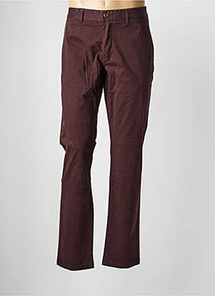 Pantalon chino buzunare maro CAMBRIDGE bărbat