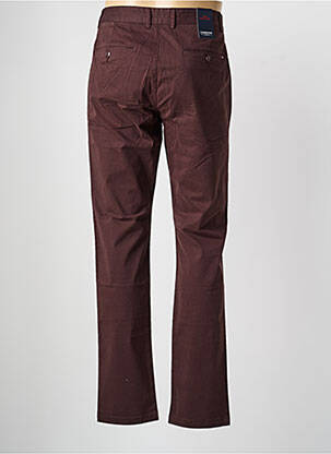 Pantalon chino buzunare maro CAMBRIDGE bărbat