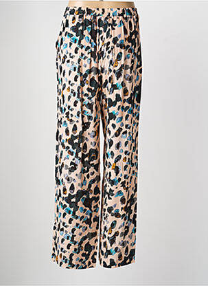 Pantalon drept talie elastică roz ORTO BOTANICO femeie