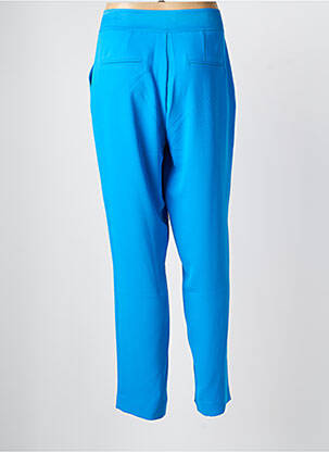 Pantalon slim talie elastică albastru EVA KAYAN femeie