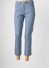 Pantalon trei sferturi buzunare albastru EAST DRIVE femme