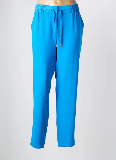 Pantalon slim talie elastică albastru EVA KAYAN femme
