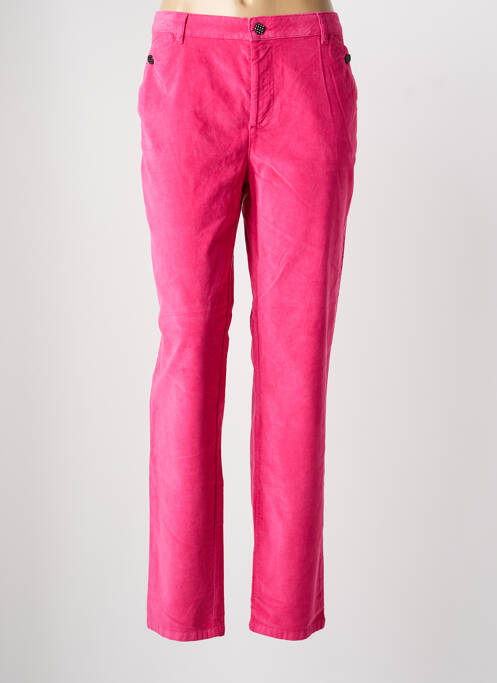 Pantalon slim buzunare roz EVA KAYAN femme