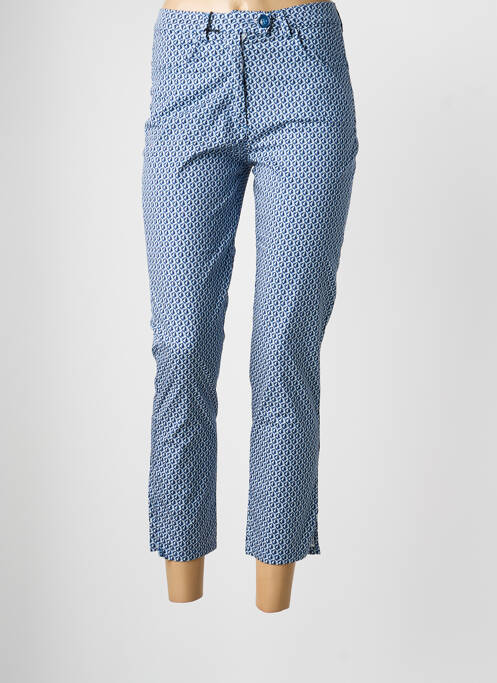 Pantalon trei sferturi buzunare albastru EAST DRIVE femme