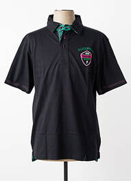 Polo țesătură jersey mâneci scurte negru RUCKFIELD homme