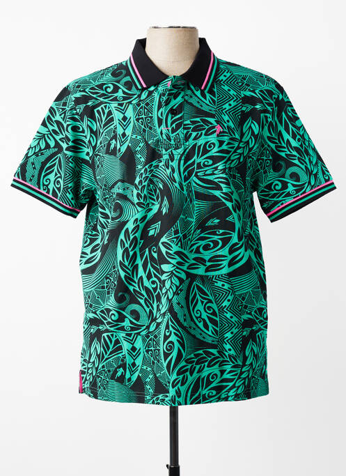 Polo elasticitate mâneci scurte verde RUCKFIELD homme