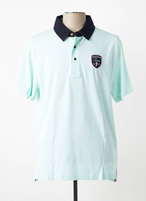 Polo țesătură jersey mâneci scurte verde RUCKFIELD homme