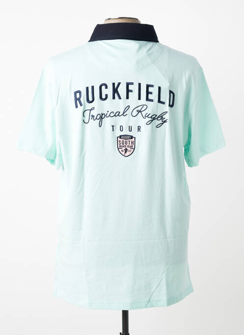 Polo țesătură jersey mâneci scurte verde RUCKFIELD homme