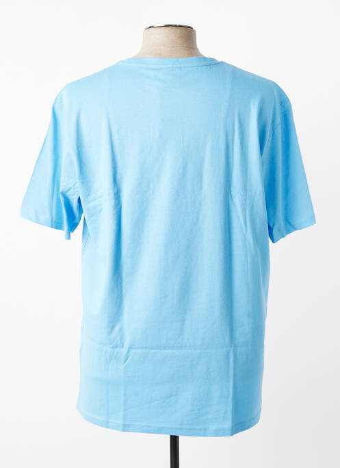 Tricou elasticitate mâneci scurte albastru RUCKFIELD homme